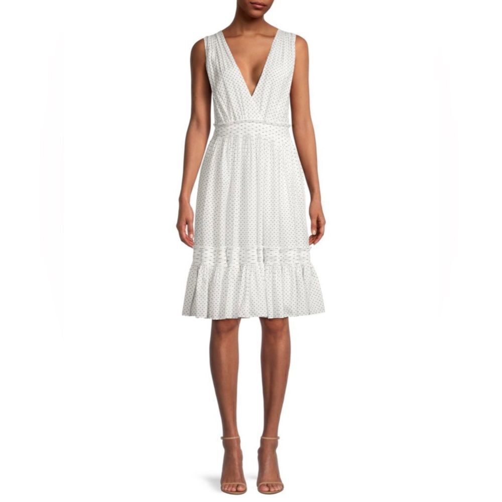 Ungaro Polka Dot Tie Back dress size S